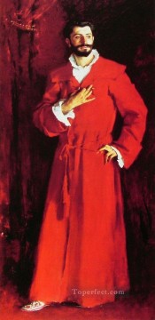  singer pintura - Dr. Pozzi en casa retrato John Singer Sargent